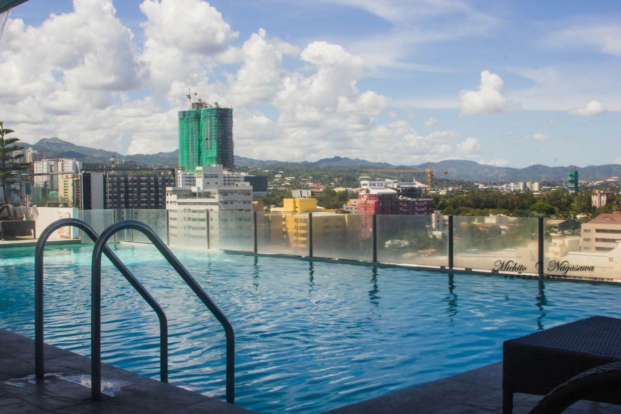 Mabolo Garden Flat A6 With Free Rooftop Pool Себу Экстерьер фото